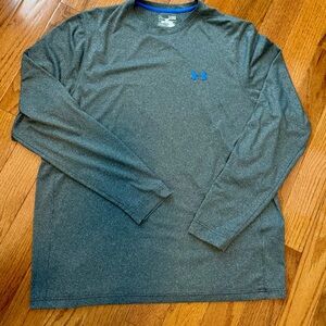 Under Armour Men's Charcoal Long Sleeve Tee